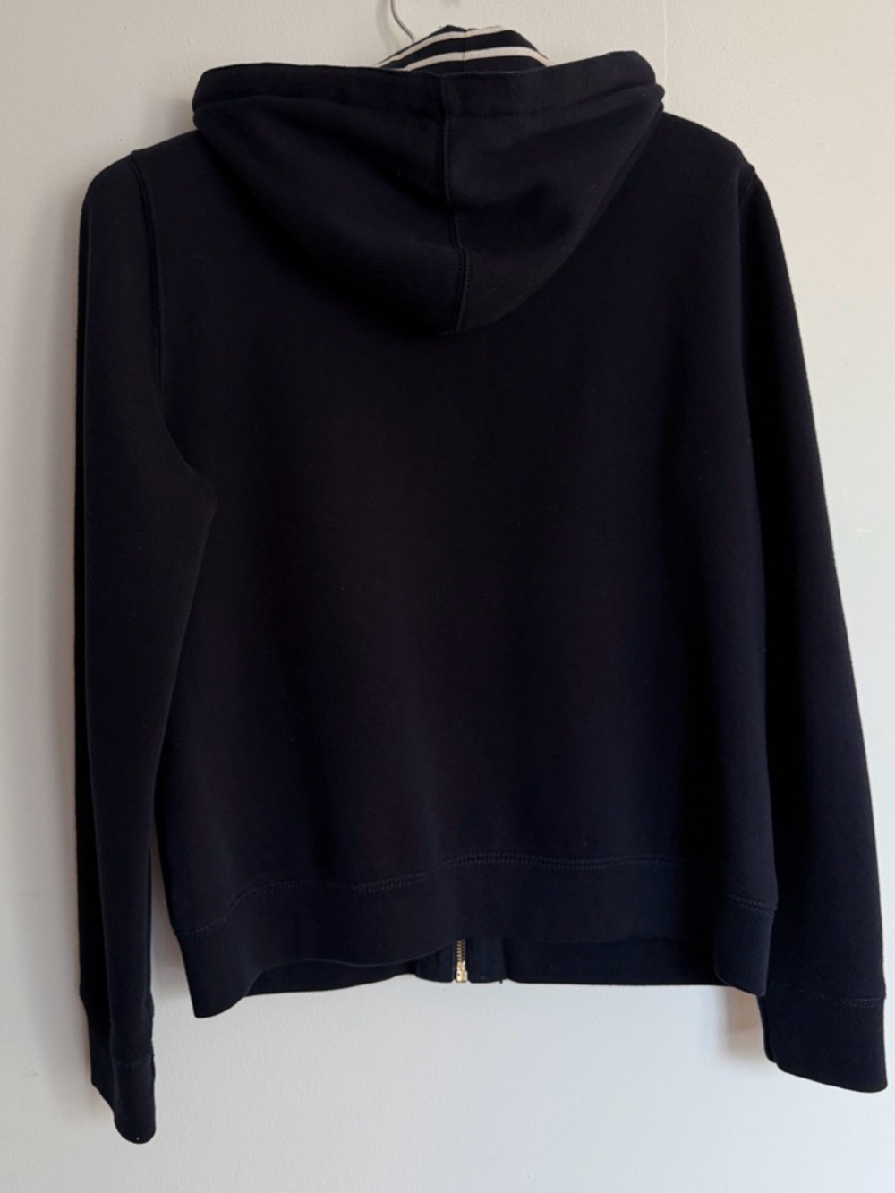 Ralph Lauren Navy Zip-Up Hoodie with Gold Crest Embroidery run bigger size - Picture 2 of 5
